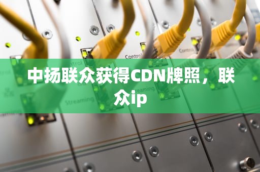中扬联众获得CDN牌照，联众ip
