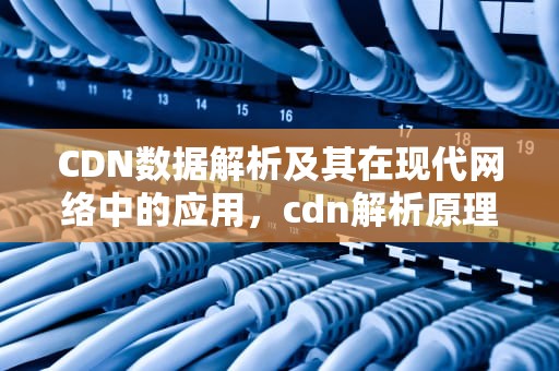 CDN数据解析及其在现代网络中的应用，cdn解析原理