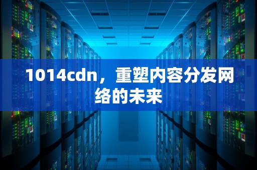 1014cdn，重塑内容分发网络的未来