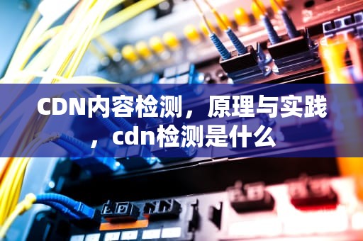 CDN内容检测，原理与实践，cdn检测是什么
