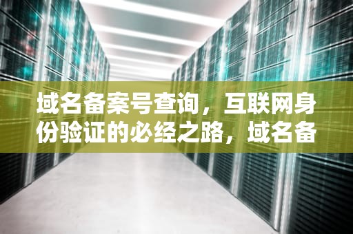 域名备案号查询，互联网身份验证的必经之路，域名备案号查询平台官网