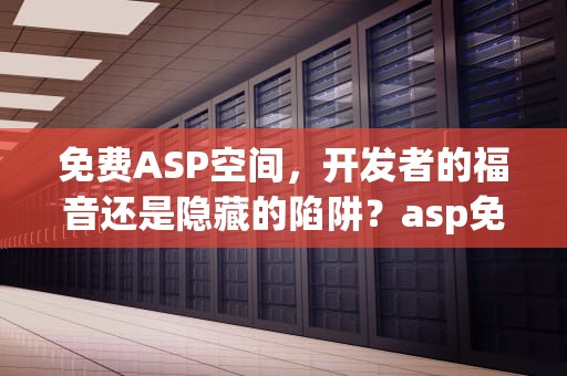 免费ASP空间，开发者的福音还是隐藏的陷阱？asp免费空间试用