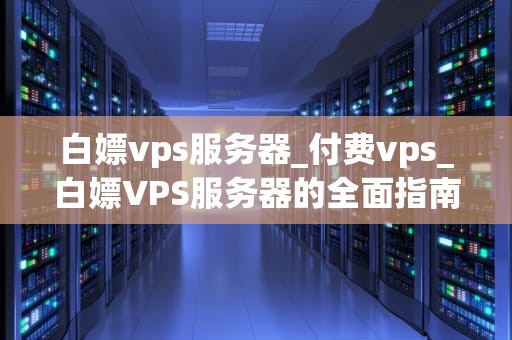 白嫖vps服务器_付费vps_白嫖VPS服务器的全面指南