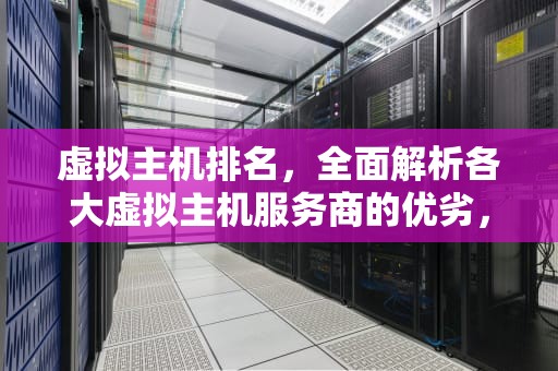虚拟主机排名，全面解析各大虚拟主机服务商的优劣，虚拟主机排名前十