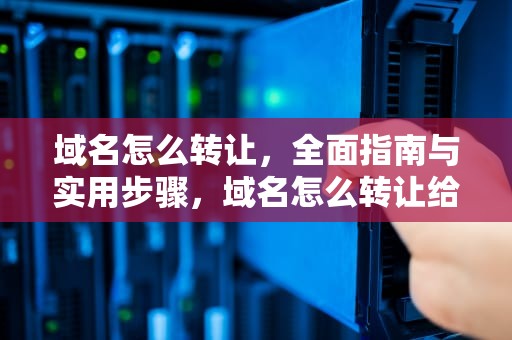 域名怎么转让，全面指南与实用步骤，域名怎么转让给别人