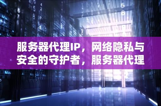 服务器代理IP，网络隐私与安全的守护者，服务器代理IP教程