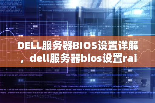 DELL服务器BIOS设置详解，dell服务器bios设置raid
