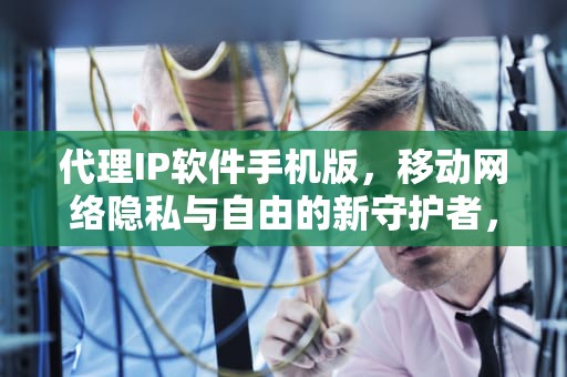 代理IP软件手机版，移动网络隐私与自由的新守护者，代理IP软件手机版