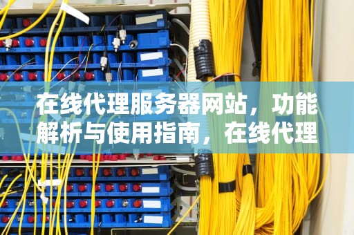 在线代理服务器网站，功能解析与使用指南，在线代理服务器网站web