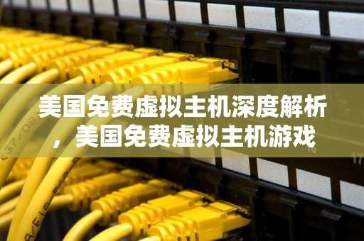 美国免费虚拟主机深度解析，美国免费虚拟主机游戏