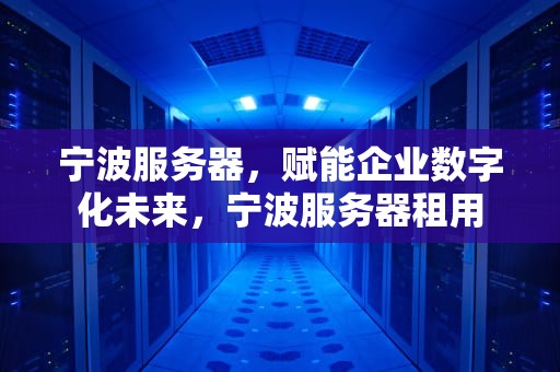 宁波服务器，赋能企业数字化未来，宁波服务器租用