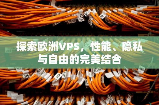 探索欧洲VPS，性能、隐私与自由的完美结合