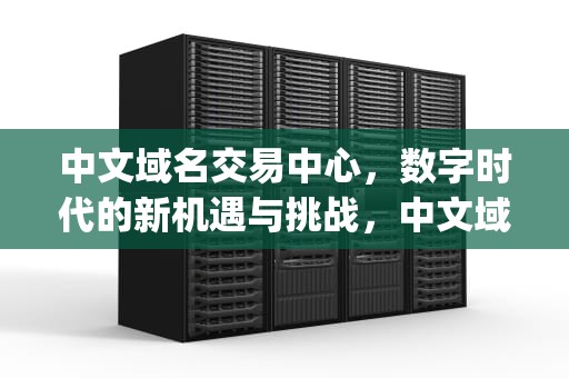 中文域名交易中心，数字时代的新机遇与挑战，中文域名交易中心app