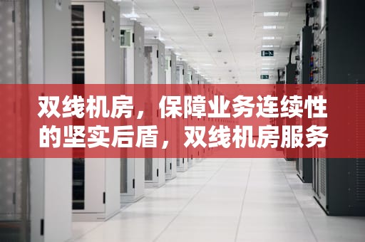双线机房，保障业务连续性的坚实后盾，双线机房服务部署原理