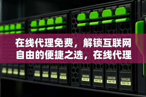 在线代理免费，解锁互联网自由的便捷之选，在线代理免费网页代理