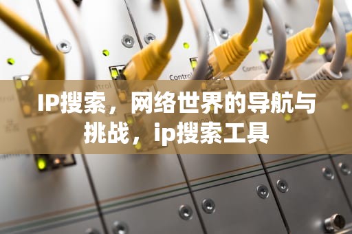 IP搜索，网络世界的导航与挑战，ip搜索工具