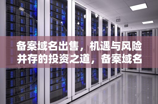 备案域名出售，机遇与风险并存的投资之道，备案域名出售平台
