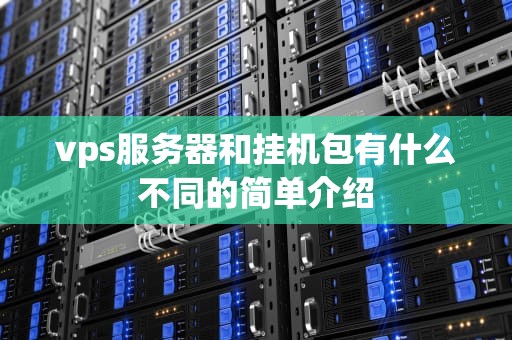 vps服务器和挂机包有什么不同的简单介绍