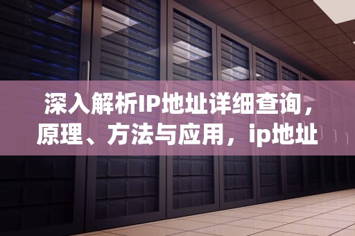 深入解析IP地址详细查询，原理、方法与应用，ip地址查询详细地址