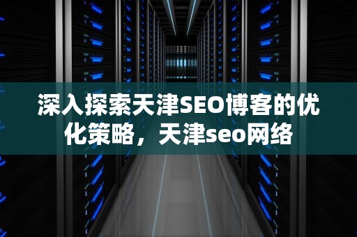 深入探索天津SEO博客的优化策略，天津seo网络