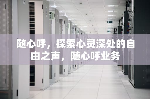随心呼，探索心灵深处的自由之声，随心呼业务