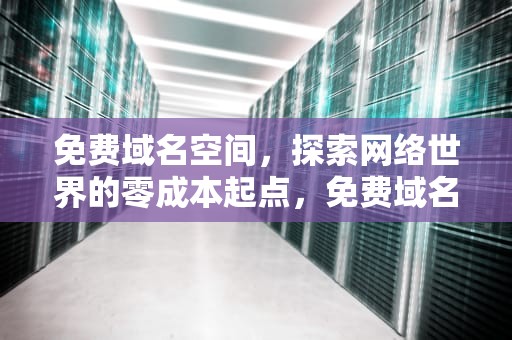 免费域名空间，探索网络世界的零成本起点，免费域名空间怎么申请
