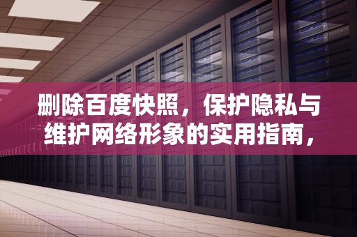 删除百度快照，保护隐私与维护网络形象的实用指南，删除百度快照多久能给反馈