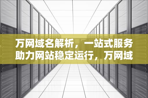 万网域名解析，一站式服务助力网站稳定运行，万网域名解析教程