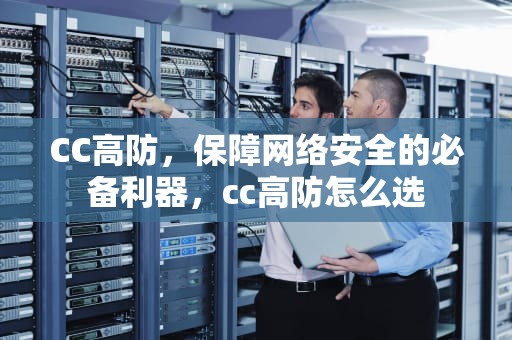 CC高防，保障网络安全的必备利器，cc高防怎么选