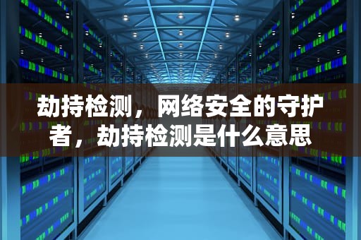劫持检测，网络安全的守护者，劫持检测是什么意思