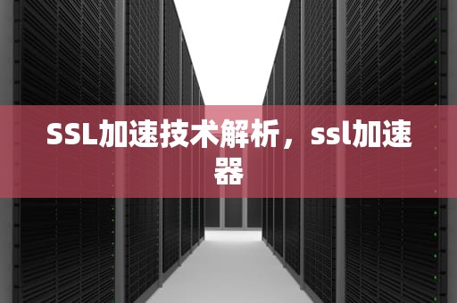 SSL加速技术解析，ssl加速器