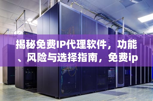 揭秘免费IP代理软件，功能、风险与选择指南，免费ip代理软件有哪些