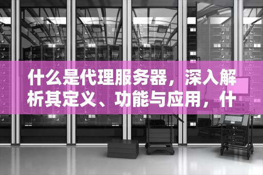 什么是代理服务器，深入解析其定义、功能与应用，什么是代理服务器地址和端口