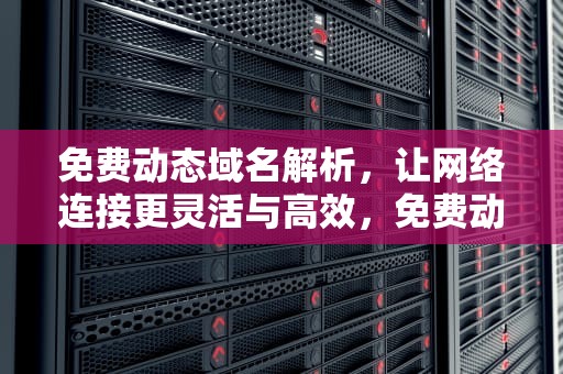 免费动态域名解析，让网络连接更灵活与高效，免费动态域名解析哪个好