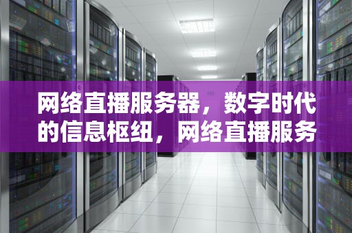 网络直播服务器，数字时代的信息枢纽，网络直播服务器搭建